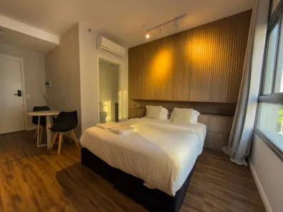 Apartamento com 1 Quarto para venda ou aluguel, 24m² no Brooklin Paulista, São Paulo