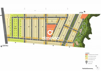 Lote/Terreno à venda, 379m² no São José, Santa Maria