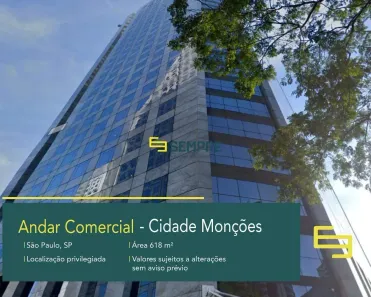 Imóvel Comercial para alugar, 618m² no Brooklin Paulista, São Paulo