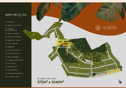 Lote/Terreno à venda, 375m² no , Bananeiras
