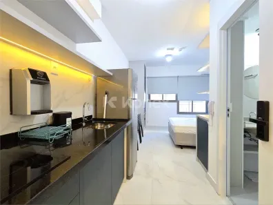 Apartamento com 1 Quarto para venda ou aluguel, 21m² no Paraíso, São Paulo