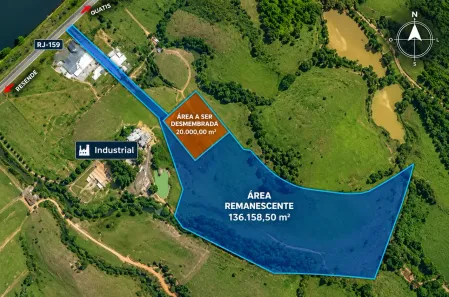 Lote/Terreno à venda, 154421m² no Quatis, Quatis