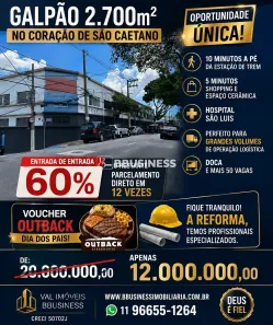 à venda, 2700m² no Jardim Papai Noel, São Paulo