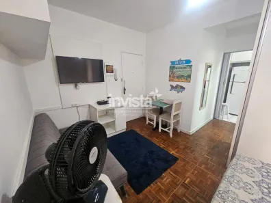 Apartamento com 1 Quarto à venda, 26m² no Gonzaga, Santos