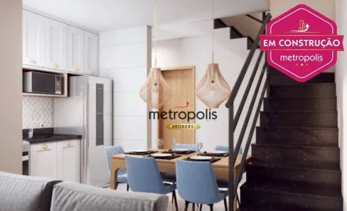 Cobertura com 2 Quartos à venda, 129m² no Paraíso, Santo André