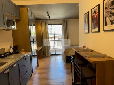Apartamento com 1 Quarto para venda ou aluguel, 25m² no Jardim das Acácias, São Paulo