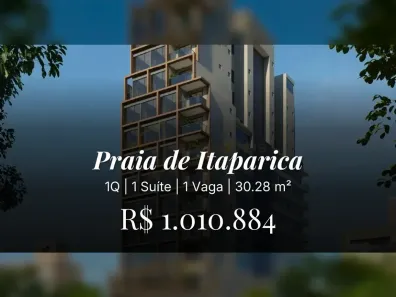 Apartamento com 1 Quarto à venda, 30m² no Praia de Itaparica, Vila Velha