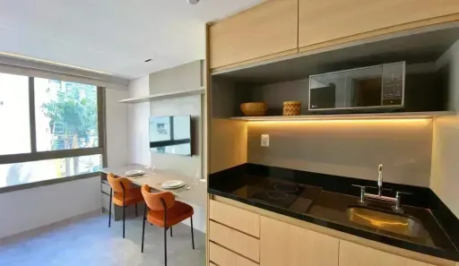 Flat com 1 Quarto para alugar, 26m² no Pinheiros, São Paulo