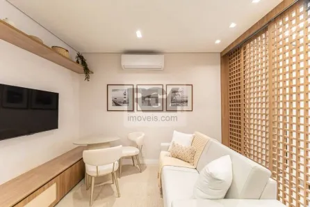 Apartamento com 1 Quarto para alugar, 48m² no Ponta da Praia, Santos