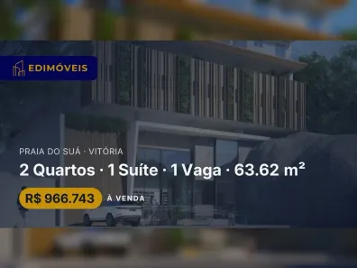 Apartamento com 2 Quartos à venda, 63m² no Praia do Suá, Vitória