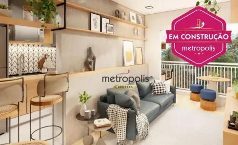 Apartamento com 2 Quartos à venda, 49m² no Assunção, São Bernardo do Campo