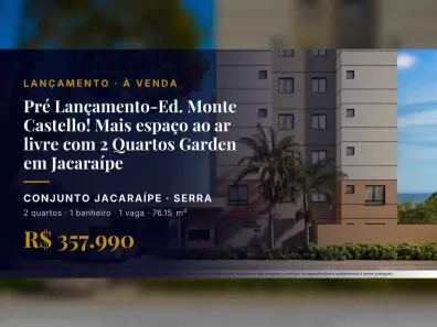 Apartamento com 2 Quartos à venda, 76m² no Conjunto Jacaraípe, Serra