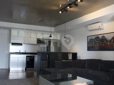 Apartamento com 1 Quarto para alugar, 63m² no Cidade Monções, São Paulo