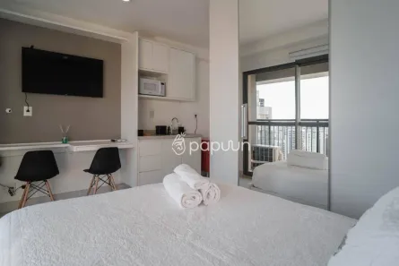 Apartamento com 1 Quarto à venda, 24m² no Indianópolis, São Paulo