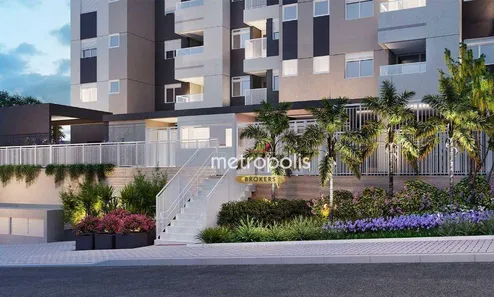 Apartamento com 3 Quartos à venda, 93m² no Vila Guiomar, Santo André
