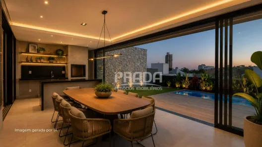 Casa de Condomínio com 4 Quartos à venda, 298m² no Gávea, Uberlândia