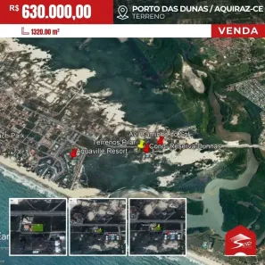 Lote/Terreno à venda, 1320m² no Tapera, Aquiraz