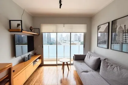 Apartamento com 1 Quarto à venda, 51m² no Santo Amaro, São Paulo