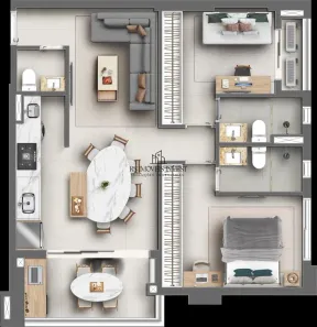 Apartamento com 2 Quartos à venda, 76m² no Nova Suiça, Goiânia