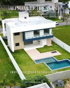 Casa de Condomínio com 4 Quartos para alugar, 278m² no Várzea, Recife