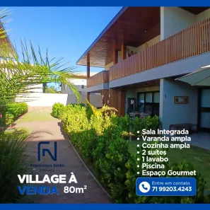 Apartamento com 2 Quartos à venda, 80m² no Itacimirim (Monte Gordo), Camaçari