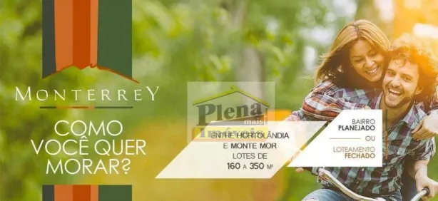 Lote/Terreno à venda, 160m² no Parque Residencial Terras de Yucatan, Monte Mor