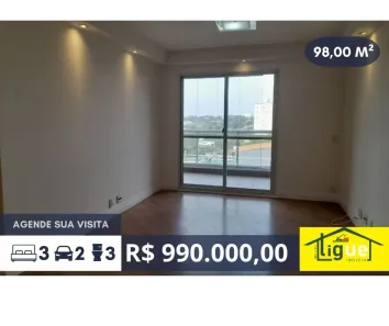 Apartamento com 3 Quartos à venda, 98m² no Cidade São Francisco, São Paulo