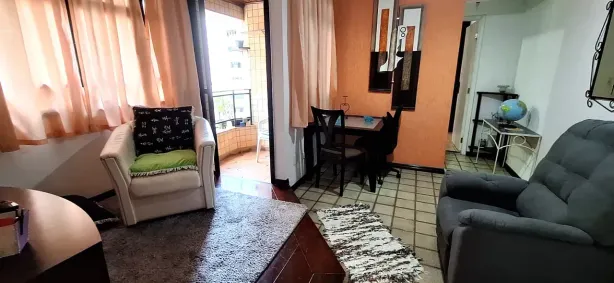 Apartamento com 1 Quarto para alugar, 47m² no Aparecida, Santos