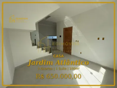 Casa com 3 Quartos à venda, 100m² no Jardim Atlântico, Serra