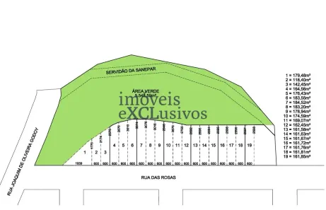 Lote/Terreno à venda, 179m² no Campina da Barra, Araucária