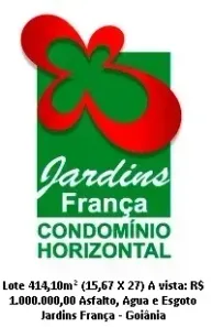 Lote/Terreno à venda, 414m² no Jardins França, Goiânia