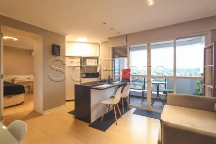 Flat com 1 Quarto para alugar, 39m² no Higienópolis, São Paulo
