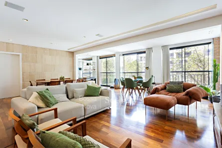 Apartamento com 3 Quartos para alugar, 178m² no Jardim Panorama, São Paulo