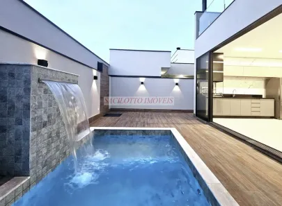 Casa de Condomínio com 3 Quartos à venda, 203m² no Jardim Bréscia, Indaiatuba