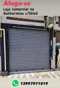 Ponto Comercial para alugar, 32m² no Guilhermina, Praia Grande