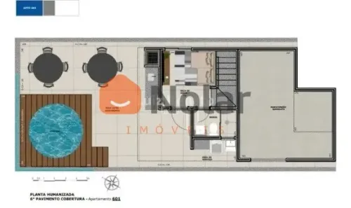 Cobertura com 2 Quartos à venda, 111m² no Ana Lúcia, Sabará