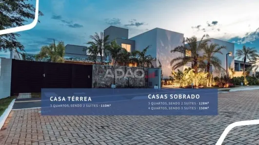Casa de Condomínio com 4 Quartos à venda, 150m² no Jardins Berlim, Senador Canedo