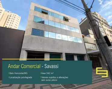 Imóvel Comercial para alugar, 342m² no Savassi, Belo Horizonte