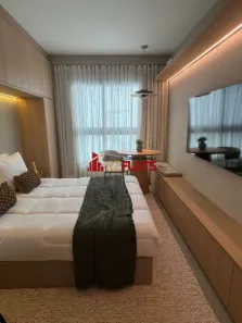 Flat com 1 Quarto para alugar, 40m² no Itaim Bibi, São Paulo