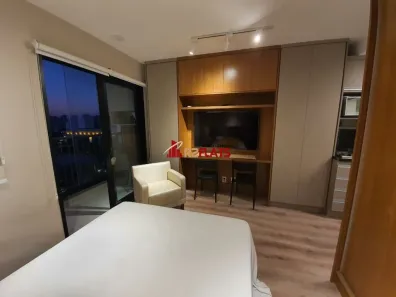 Apartamento com 1 Quarto para alugar, 28m² no Indianópolis, São Paulo
