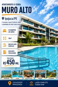 Apartamento com 1 Quarto à venda, 28m² no , Ipojuca