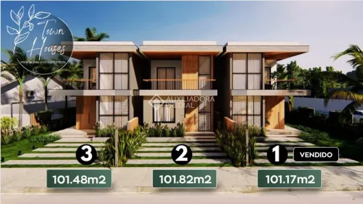 Casa com 2 Quartos à venda, 102m² no Campo Duna, Imbituba