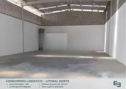 Galpão/Depósito/Armazém para alugar, 572m² no Caixa D'Água, Lauro de Freitas