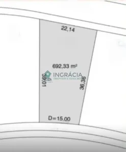 Lote/Terreno à venda, 692m² no Vila Maringá, Jundiaí