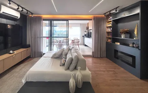 Apartamento com 3 Quartos para alugar, 121m² no Nova Campinas, Campinas