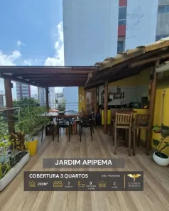 Cobertura com 3 Quartos à venda, 210m² no Jardim Apipema, Salvador