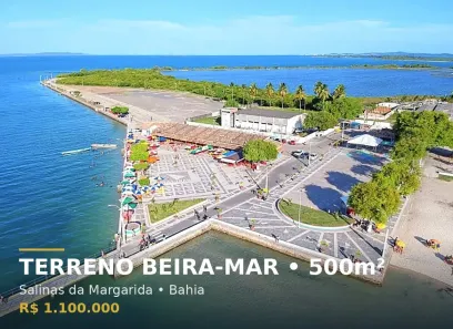 Lote/Terreno à venda, 500m² no Centro, Salinas da Margarida