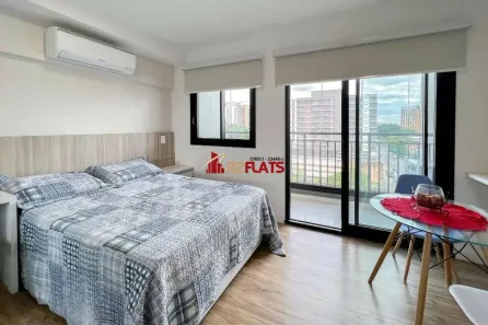 Flat com 1 Quarto para alugar, 26m² no Indianópolis, São Paulo