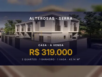 Casa com 2 Quartos à venda, 43m² no Alterosas, Serra