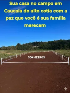 Lote/Terreno à venda, 500m² no Centro (Caucaia do Alto), Cotia